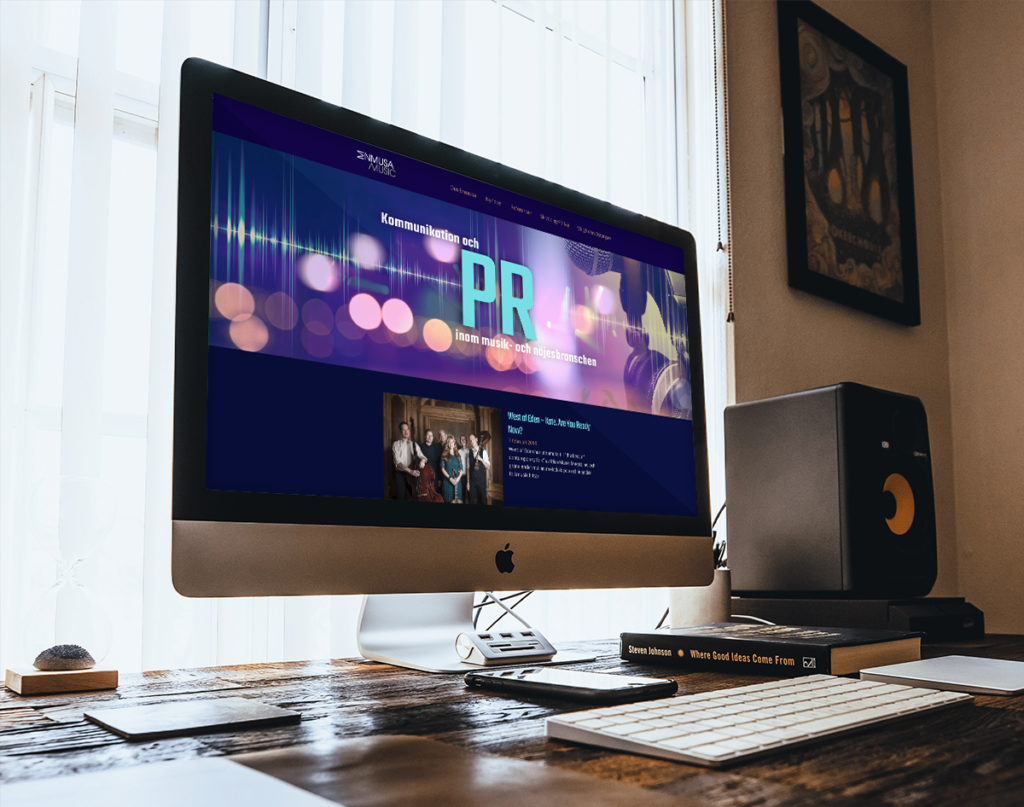 Hemsida Webbdesign Uppsala Enmusa