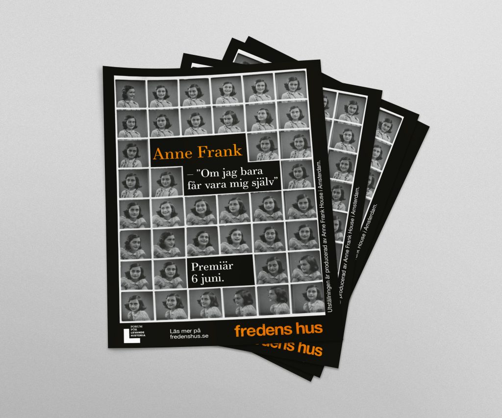 Flyer Fredens Hus utställning