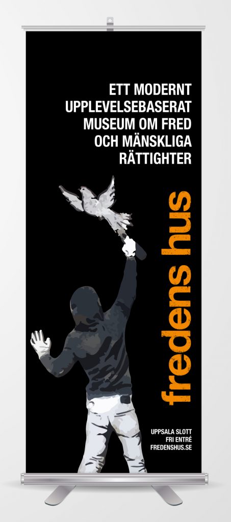 roll-up formgivning Fredens Hus