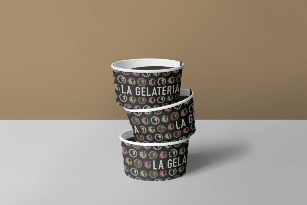 Trycksaker design glassbägare