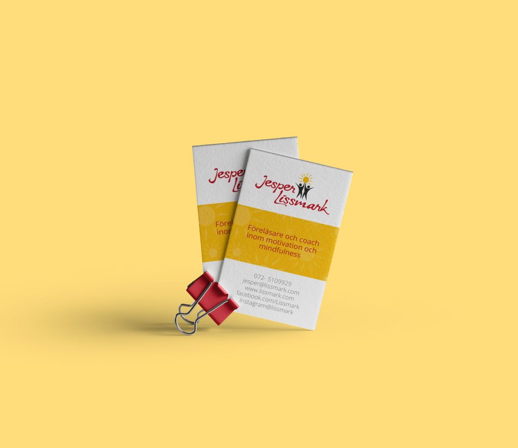 Visitkort Formgivning Lissmark
