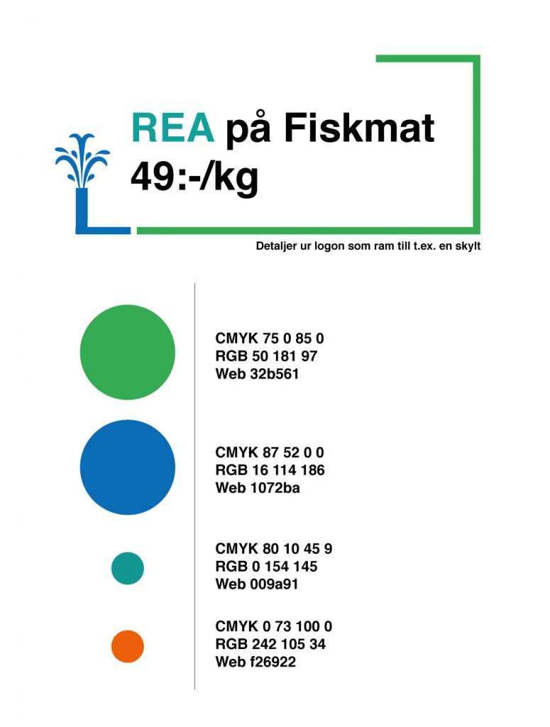 Grafisk profil designkoncept